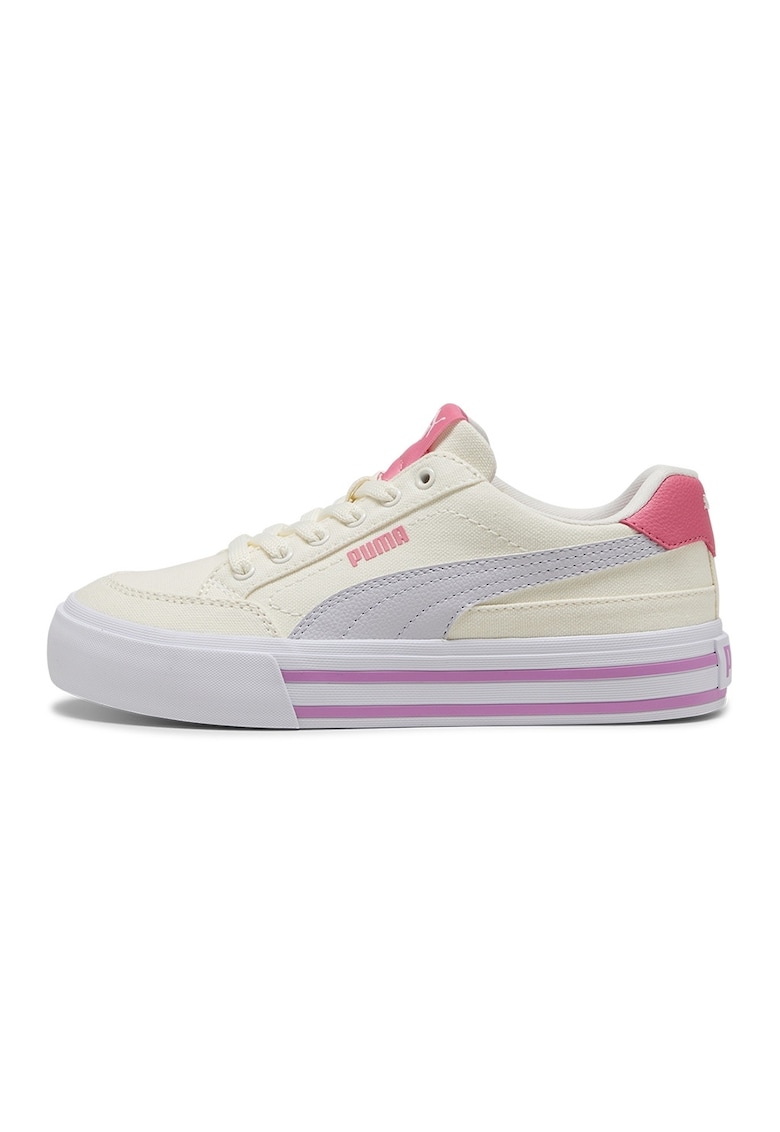 Pantofi sport Court Classic cu logo - Violet deschis/Roz/Bej deschis