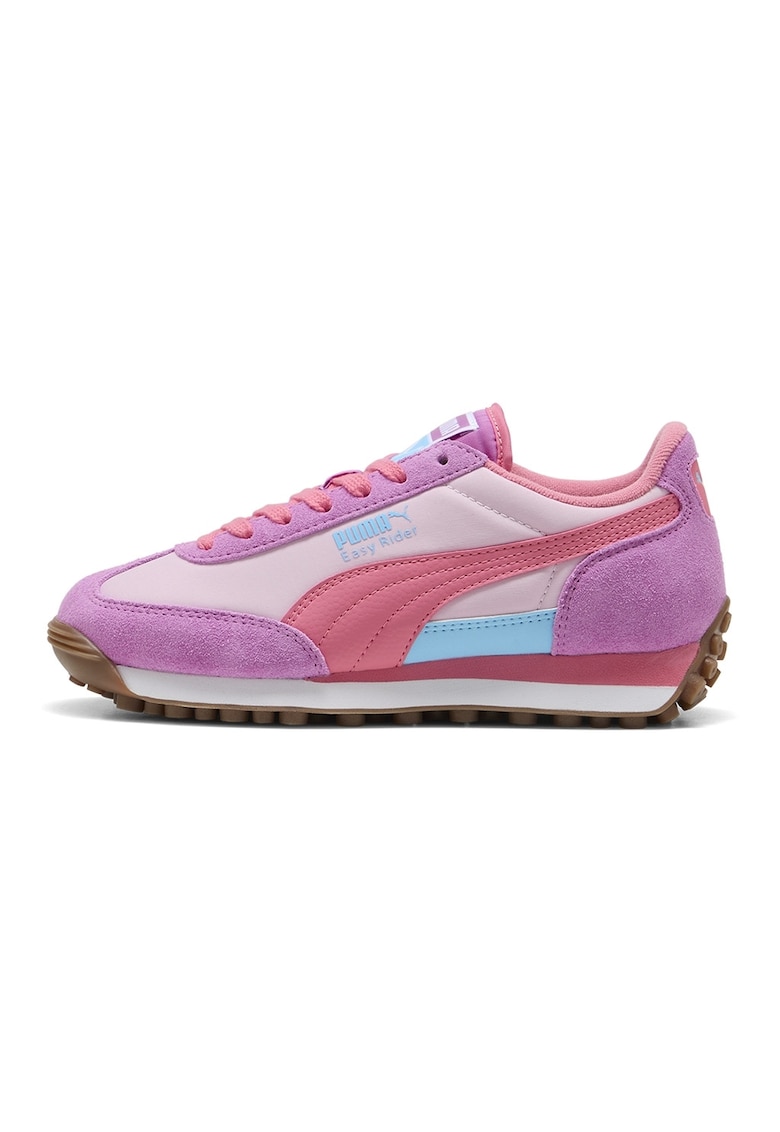 Pantofi sport Easy Rider de piele intoarsa si material textil