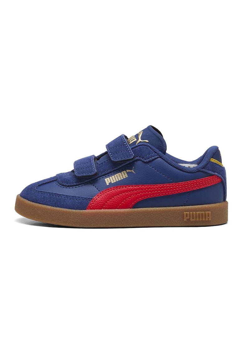 Pantofi sport Club II Era V PS cu velcro - Rosu/Albastru inchis