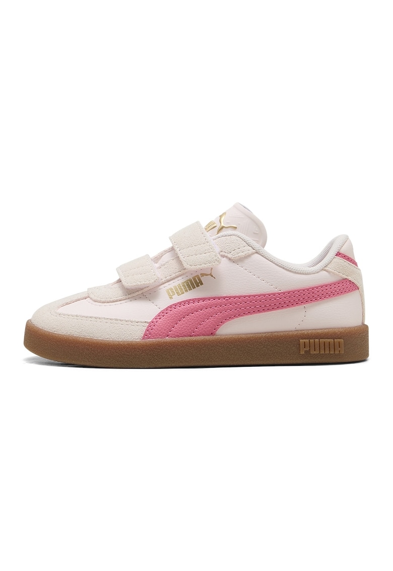 Pantofi sport Club II Era V PS cu velcro - Roz/Roz pal