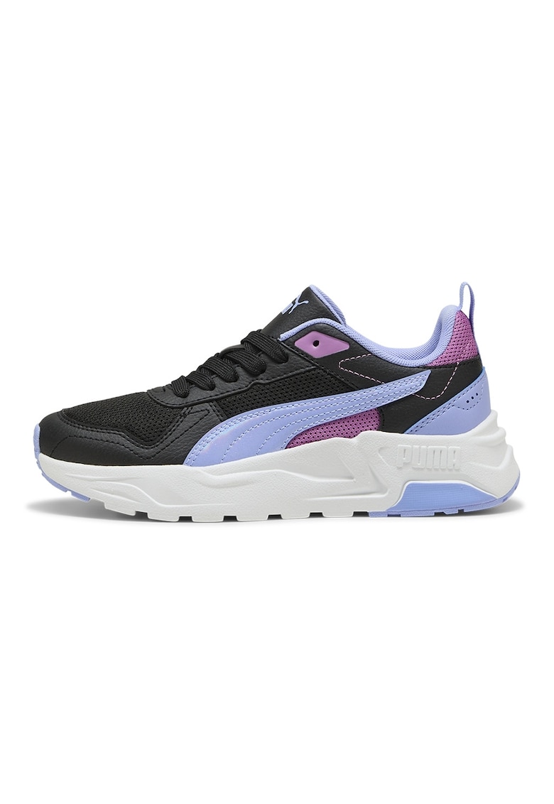 Pantofi sport Trinity 2 LT Jelly Heaven Jr cu sireturi - Negru/Albastru lavanda