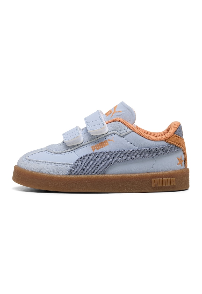 Pantofi sport Club II Era Summer V cu velcro - Albastru pastel/Portocaliu