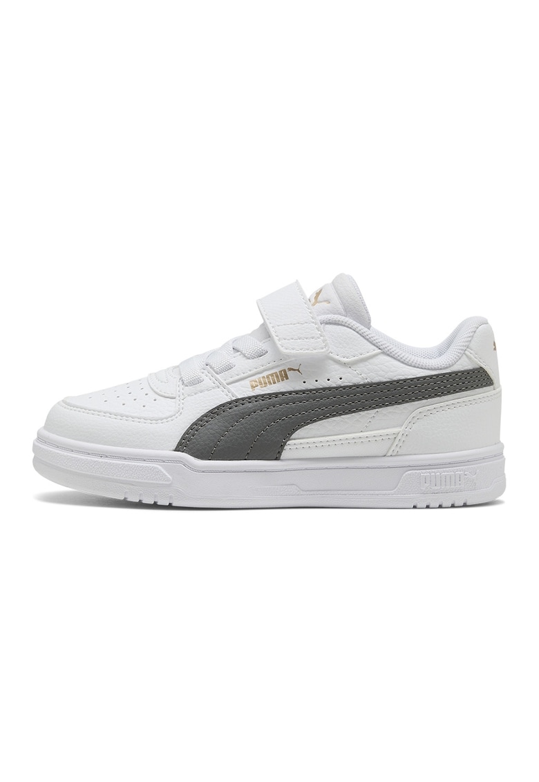 Pantofi sport Caven III AC+ PS cu velcro - Alb/Gri inchis