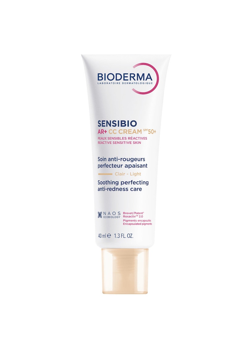 Crema CC pentru piele sensibila cu factor de protectie SPF50+ - nuanta Light Tint Sensibio AR+ - 40 ml