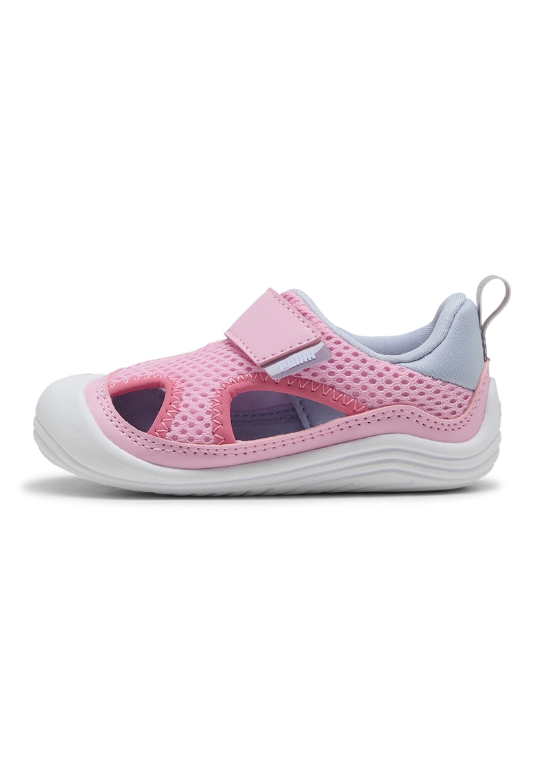 Sandale din material textil cu velcro Kitten Summer - Roz pastel