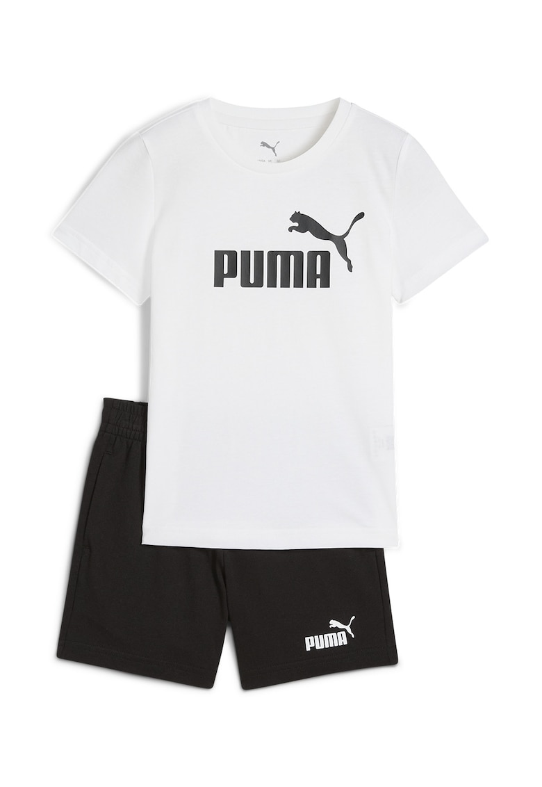 Set de tricou cu imprimeu si pantaloni scurti - 2 piese