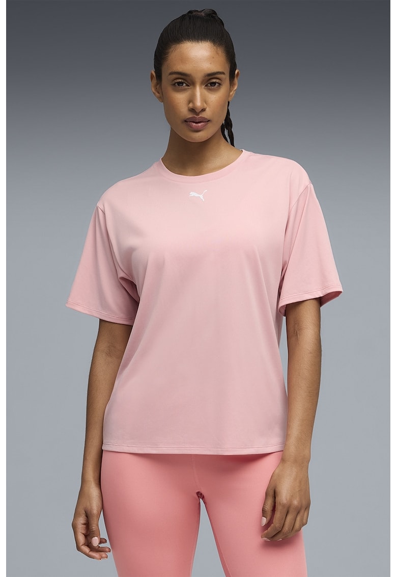 Tricou cu decolteu la baza gatului pentru fitness Tad Essential