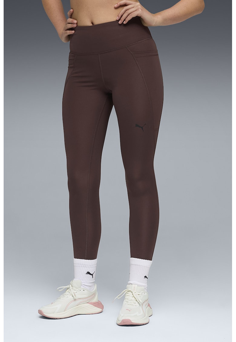 Colanti pentru fitness Essential - Maro cognac