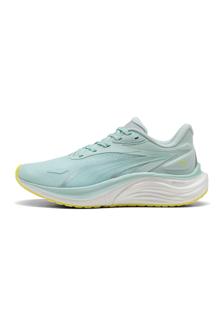 Pantofi Electrify NITRO™ 4 cu logo lateral pentru alergare - Alb/Turcoaz/Galben pal
