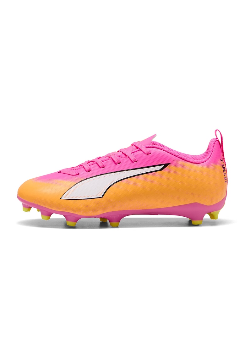 Pantofi sport ULTRA 6 PLAY FG/AG cu crampoane - pentgru fotbal - Portocaliu/Roz/Albastru