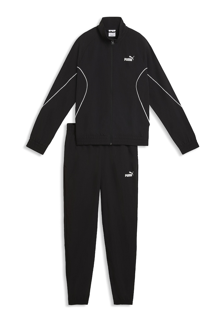 trening lung cu fermoar - Negru