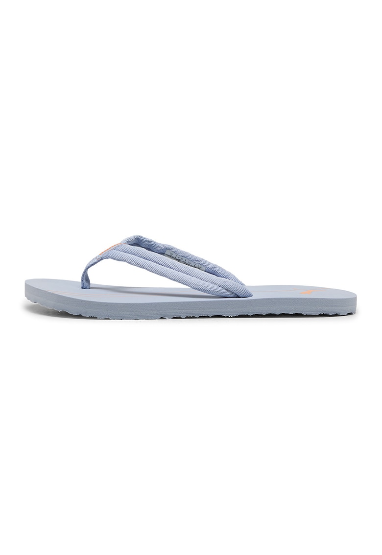 Papuci flip flop cu logo Epic - Albastru lavanda/Ocru