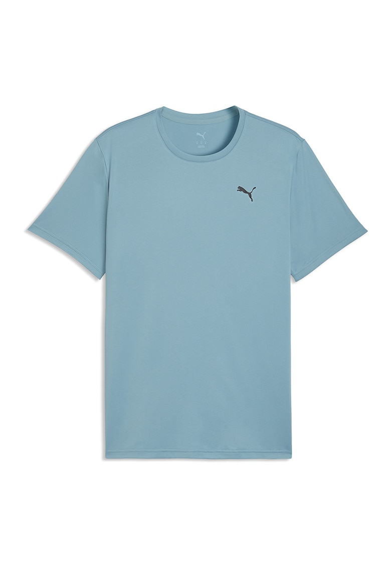 Tricou cu detaliu logo pentru fitness Essentials - Albastru deschis