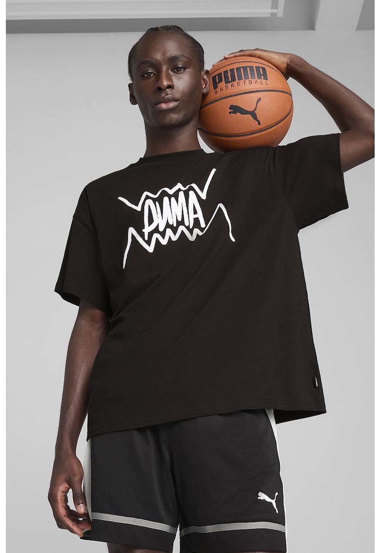 Tricou lejer pentru baschet Jaws Core Tee - Negru