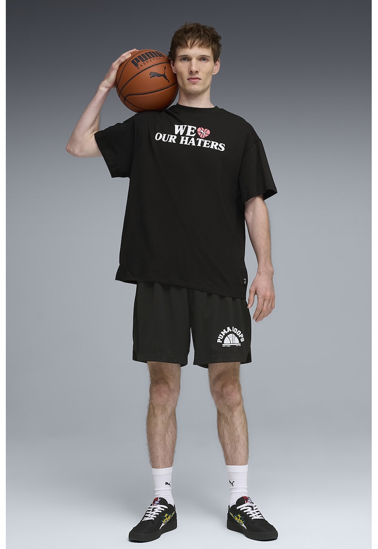 Tricou supradimensionat pentru baschet Out The Mail - Negru