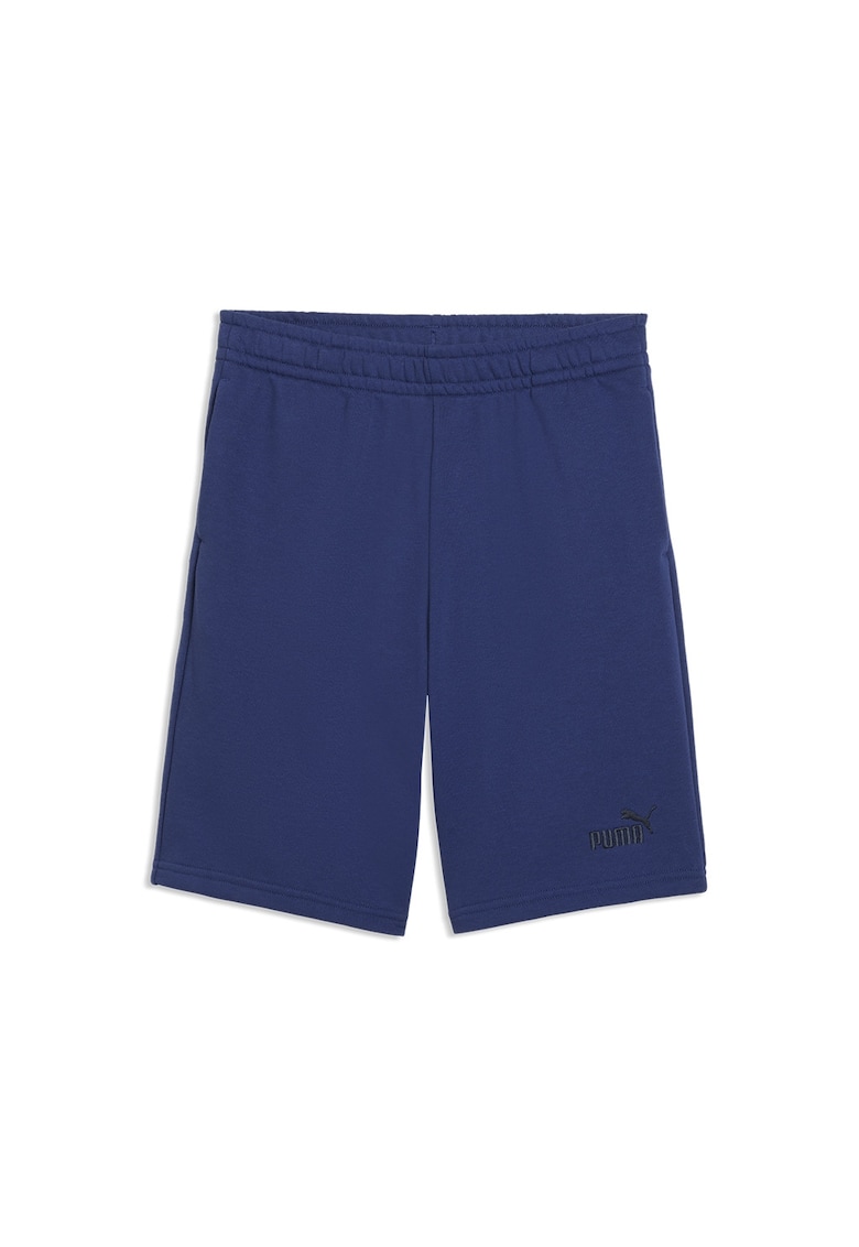 Pantaloni scurti de trening din amestec de bumbac - Negru/Bleumarin