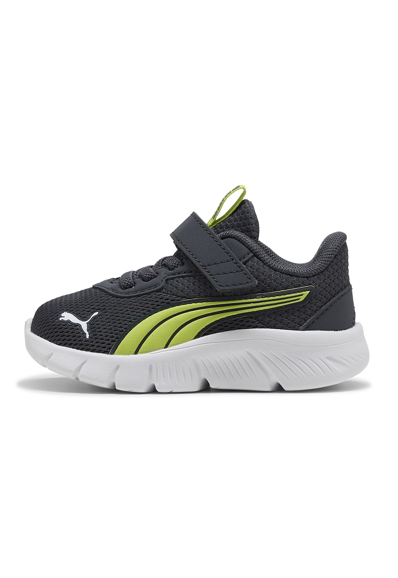 Pantofi sport FlexFocus Modern usori de plasa cu sireturi elastice - Verde lime/Gri antracit