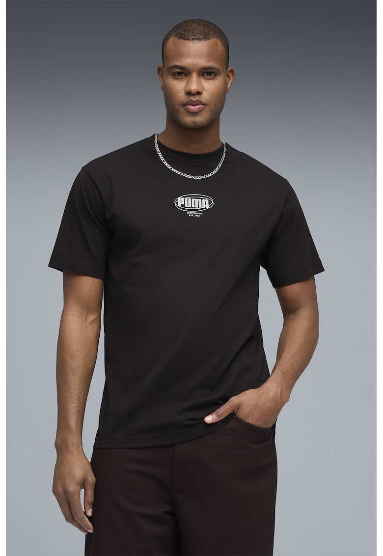 Tricou lejer cu imprimeu pe partea din spate Essentials