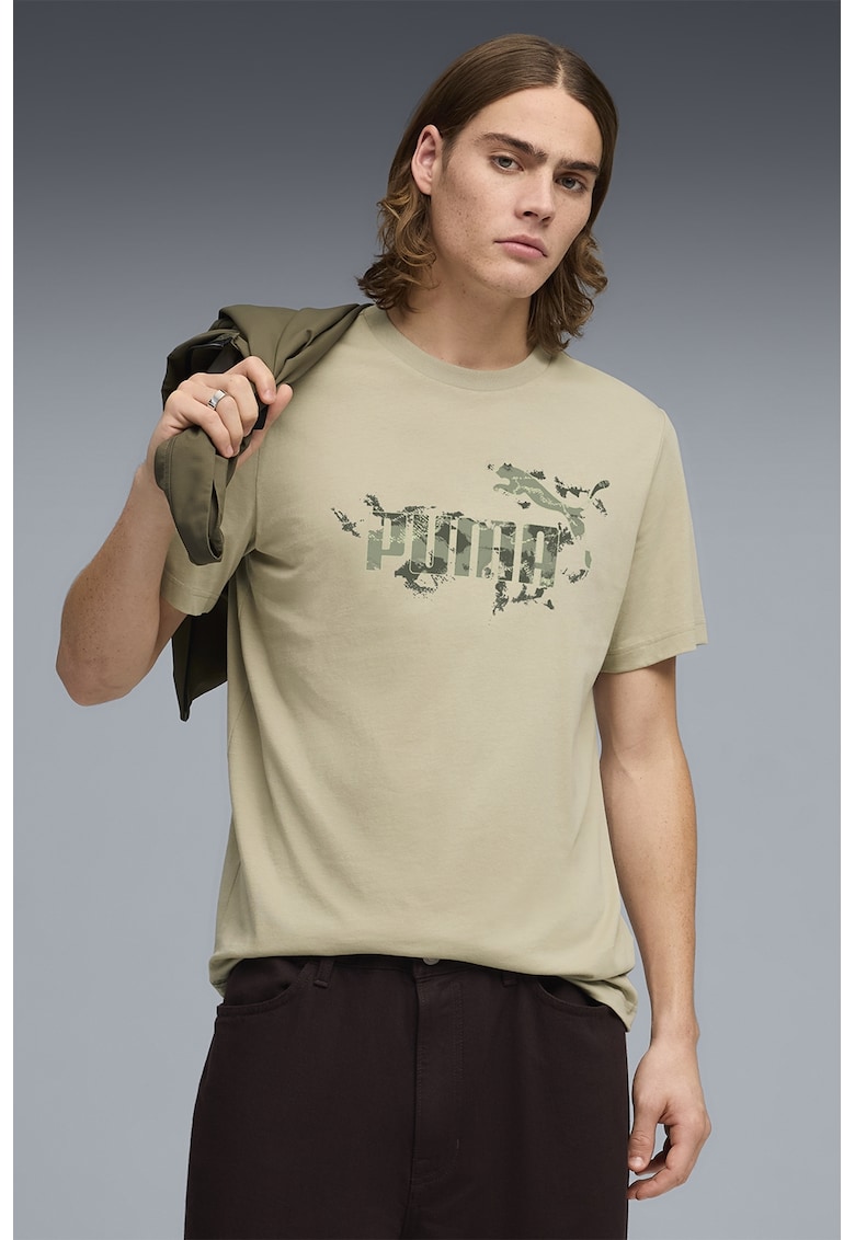 Tricou de bumbac cu imprimeu logo