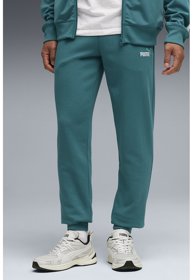 Pantaloni de trening cu logo ESS 2 - Verde/Verde persan