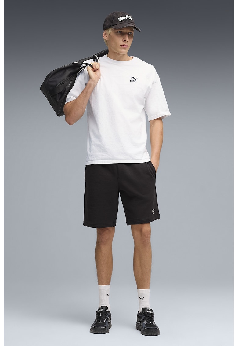 Pantaloni scurti de trening Essentials Elevated - Negru