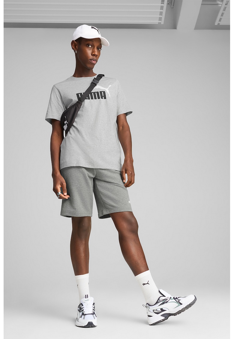Bermude sport cu talie elastica Essentials 2 - Gri deschis