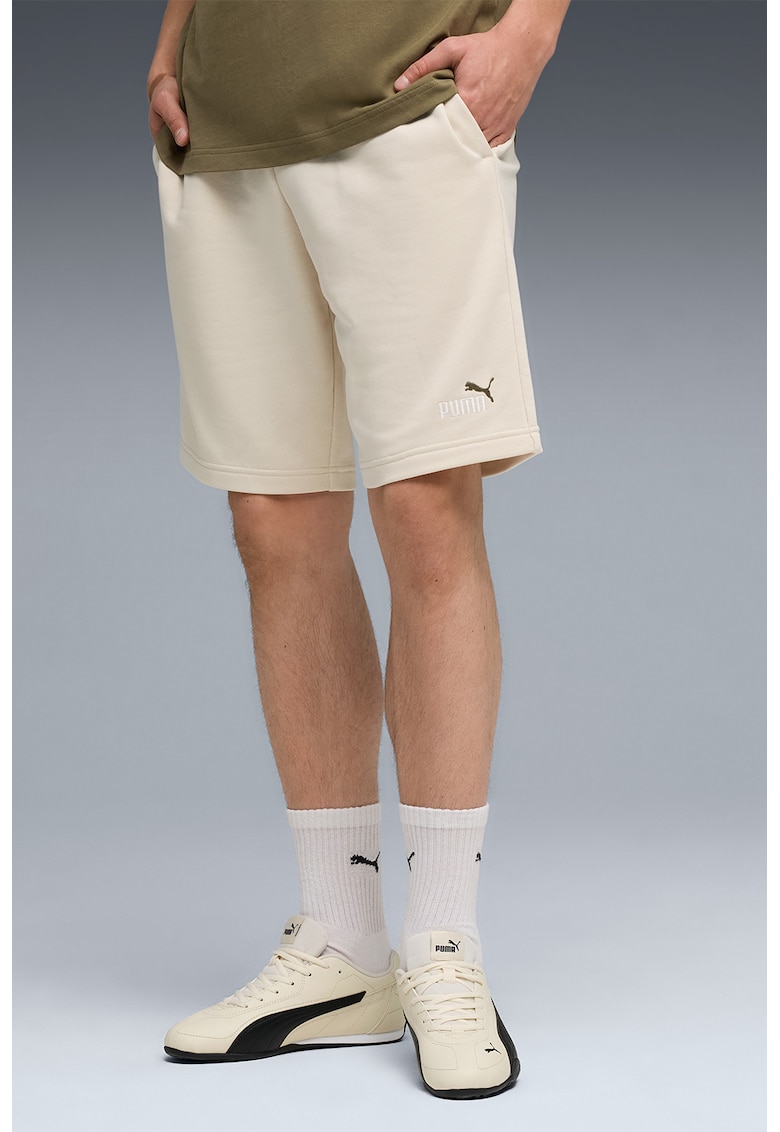 Bermude sport cu talie elastica Essentials 2 - Bej