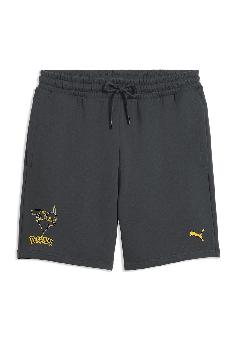 Pantaloni scurti cu tematica Pokemon - Gri antracit