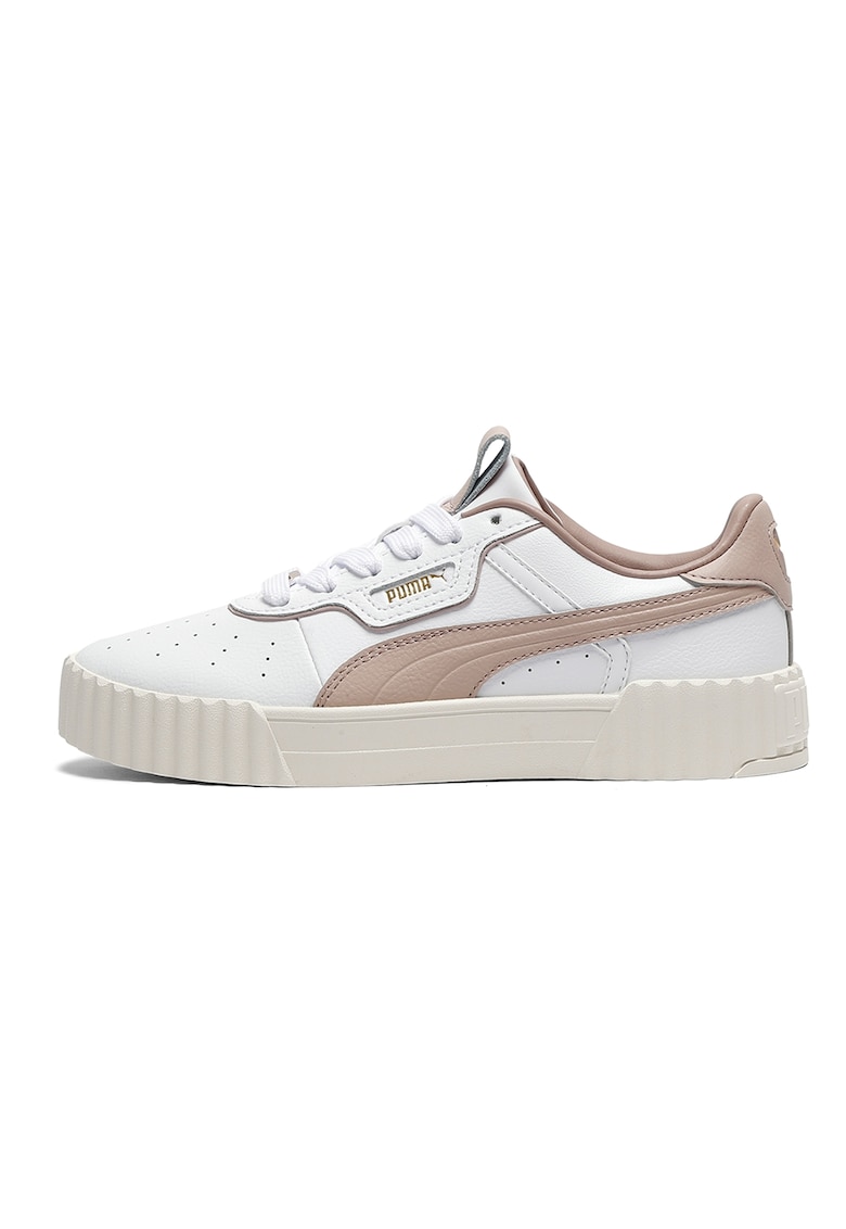 Pantofi sport Carina 3.0 de piele - Bej inchis/Alb murdar