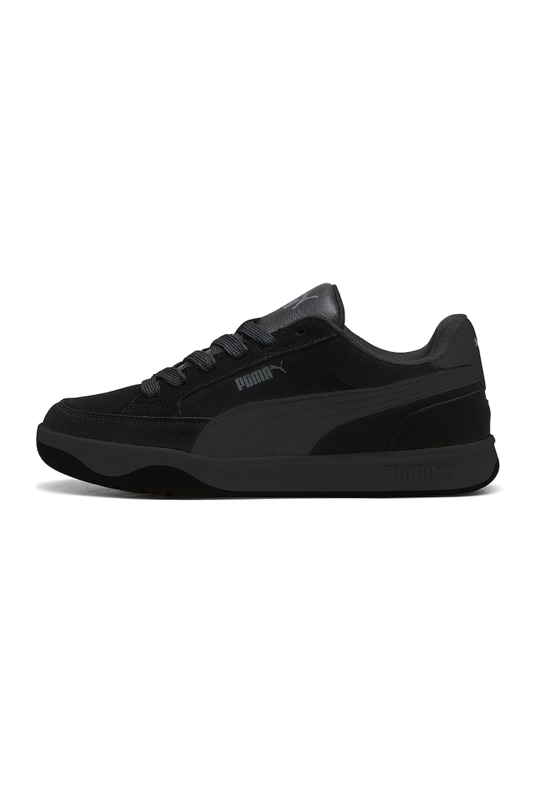 Pantofi sport Park LT din piele ecologica - Verde/Negru
