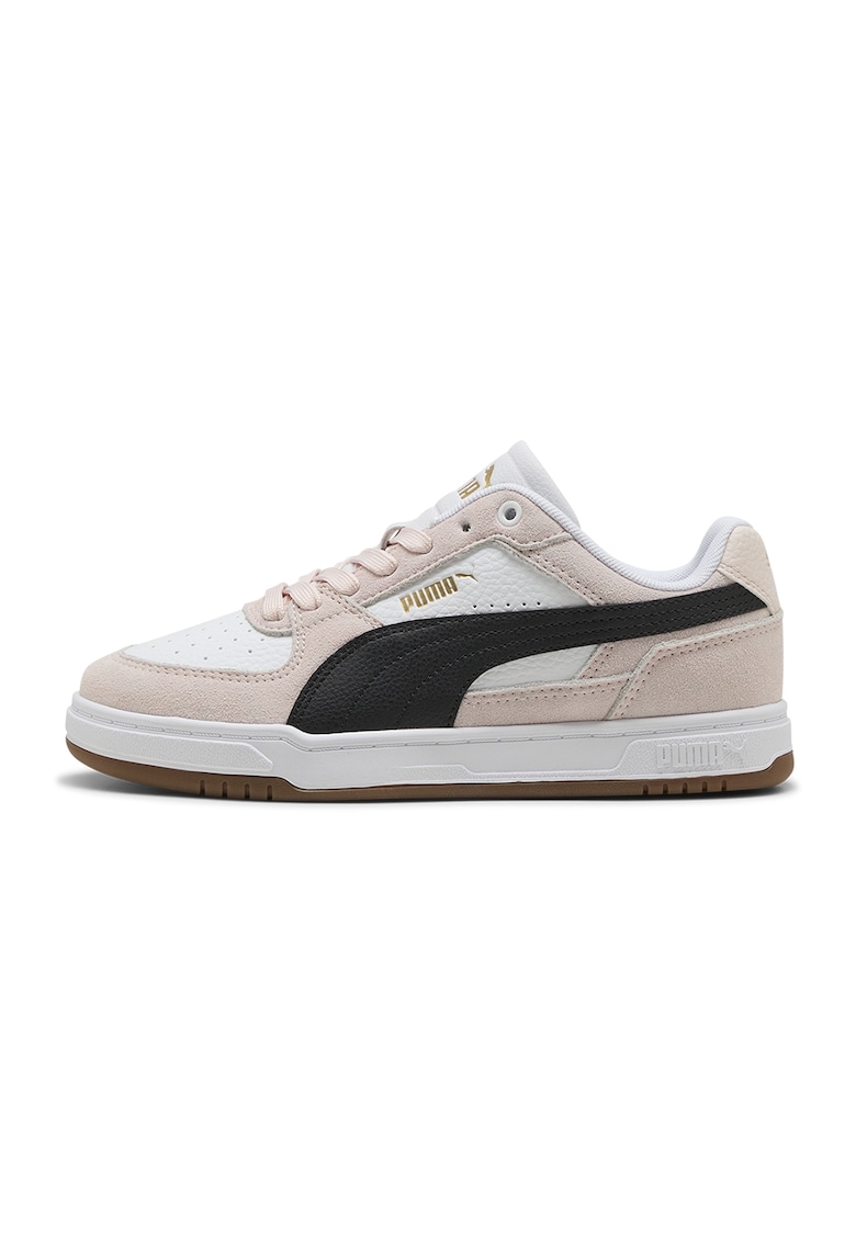 Pantofi sport Caven III low-cut cu garnituri din piele intoarsa - Negru/Roz pastel/Crem