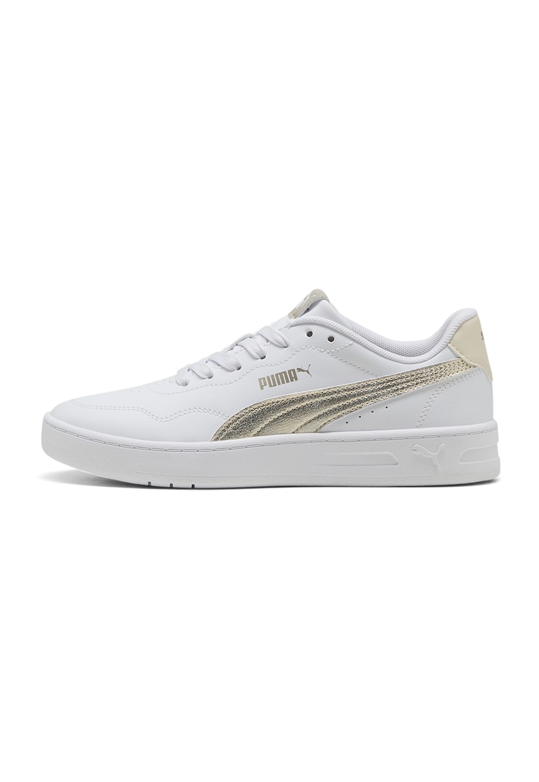 Pantofi sport Court Lally Metallic Whisper - Auriu/Alb optic