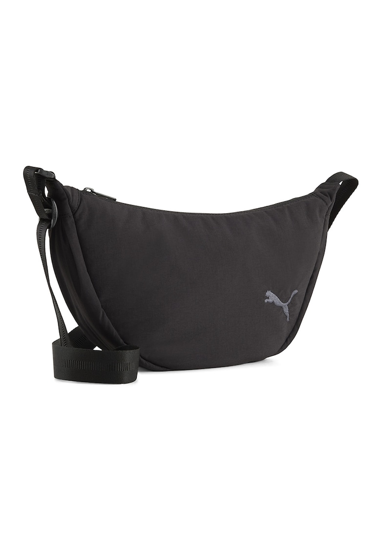 Geanta crossbody in forma de semiluna HER - Negru