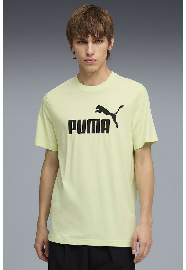 Tricou cu imprimeu logo ESS No. 1 - Verde lime