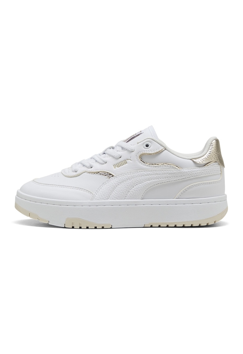 Pantofi sport Cali Sylva de piele si piele ecologica cu accente metalizate