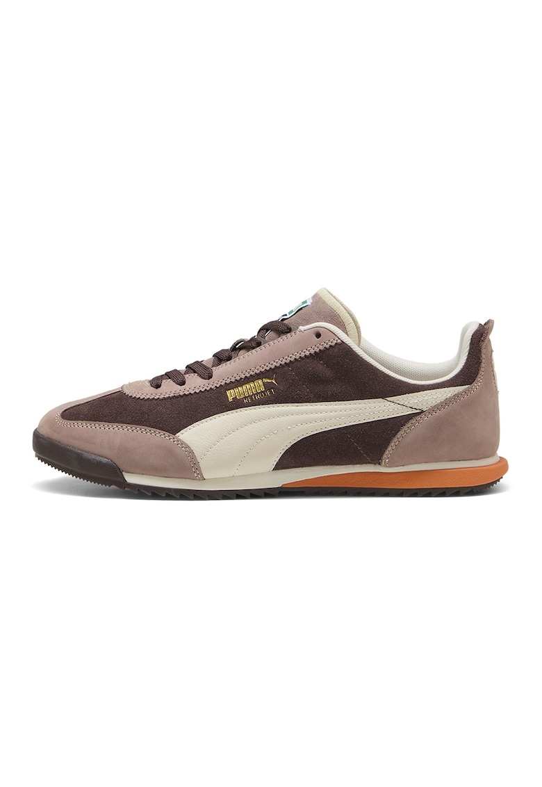 Pantofi sport Retrojet SD de piele intoarsa cu model colorblock - Maro inchis/Maro deschis/Bej deschis