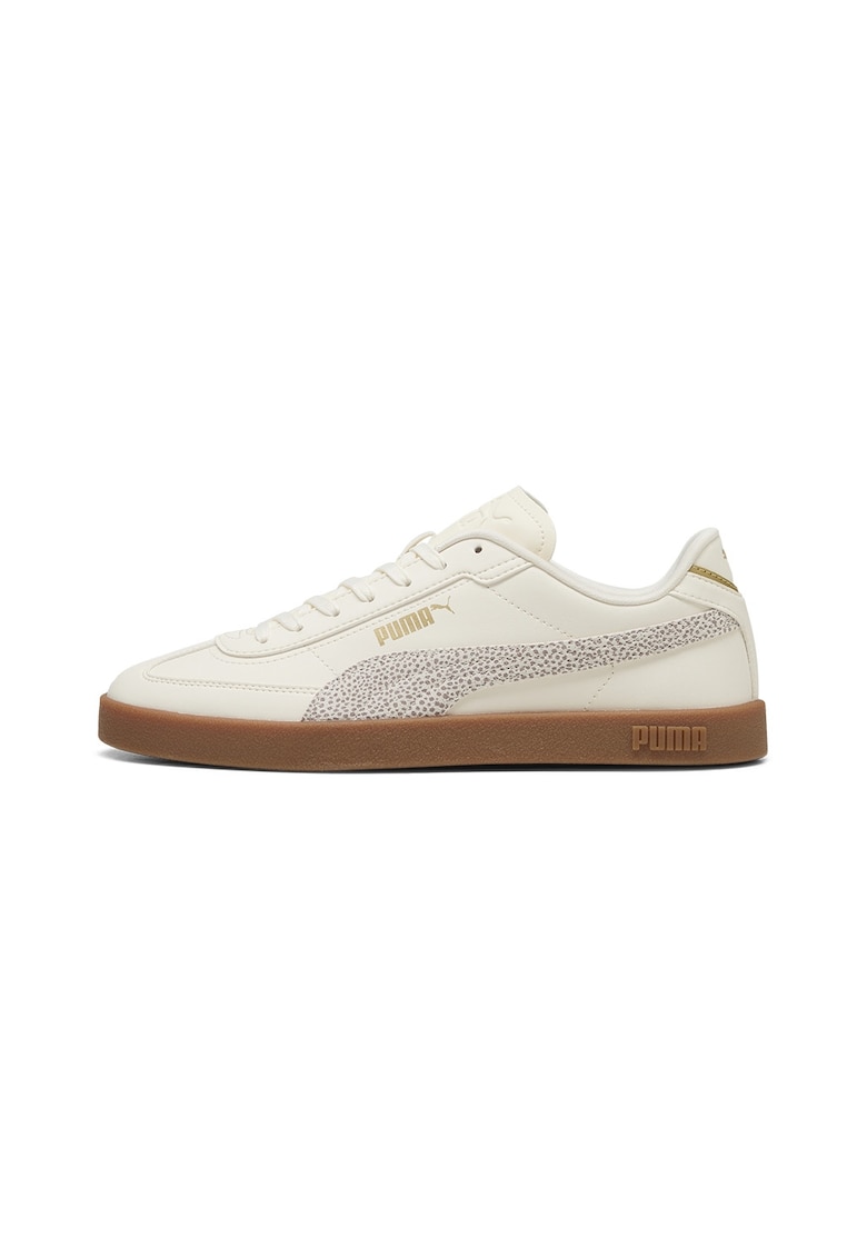 Pantofi sport Club II Era Topcat de piele ecologica - Alb fildes/Caramel/Roz prafuit