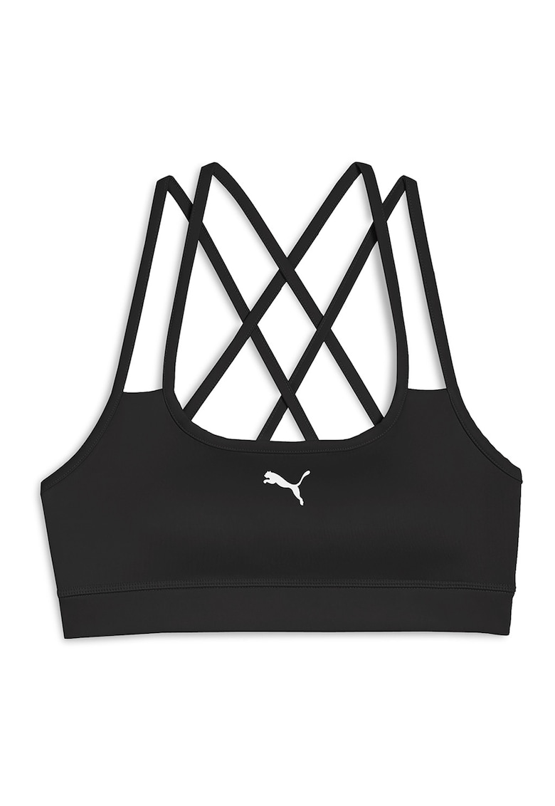 Bustiera pentru fitness Move Strappy - Negru