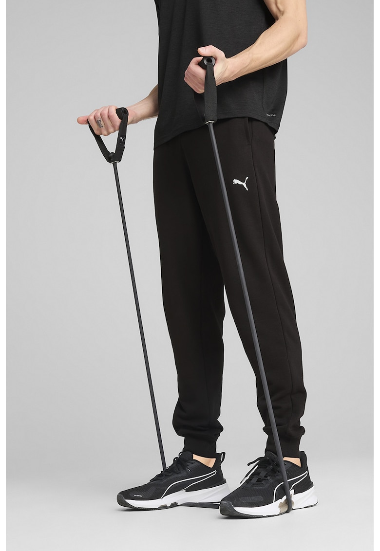 Pantaloni pentru fitness Essentials - Negru