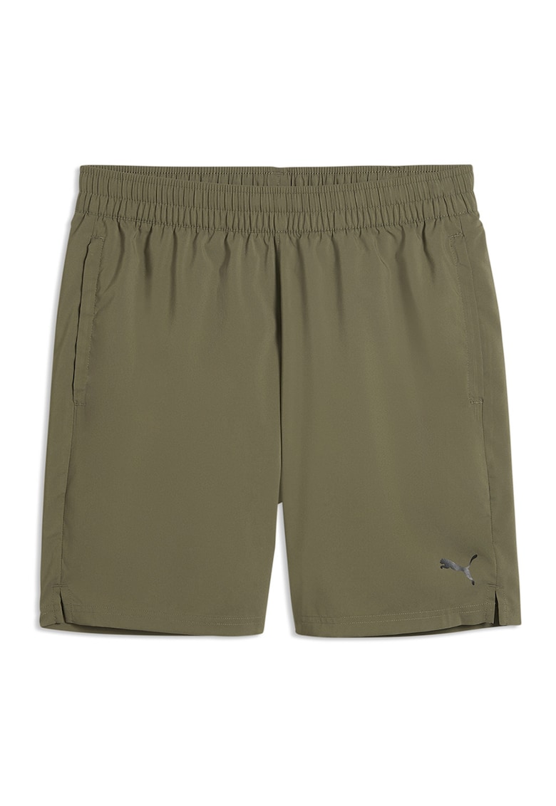 Pantaloni scurti cu talie elastica pentru antrenament Foundations - Kaki