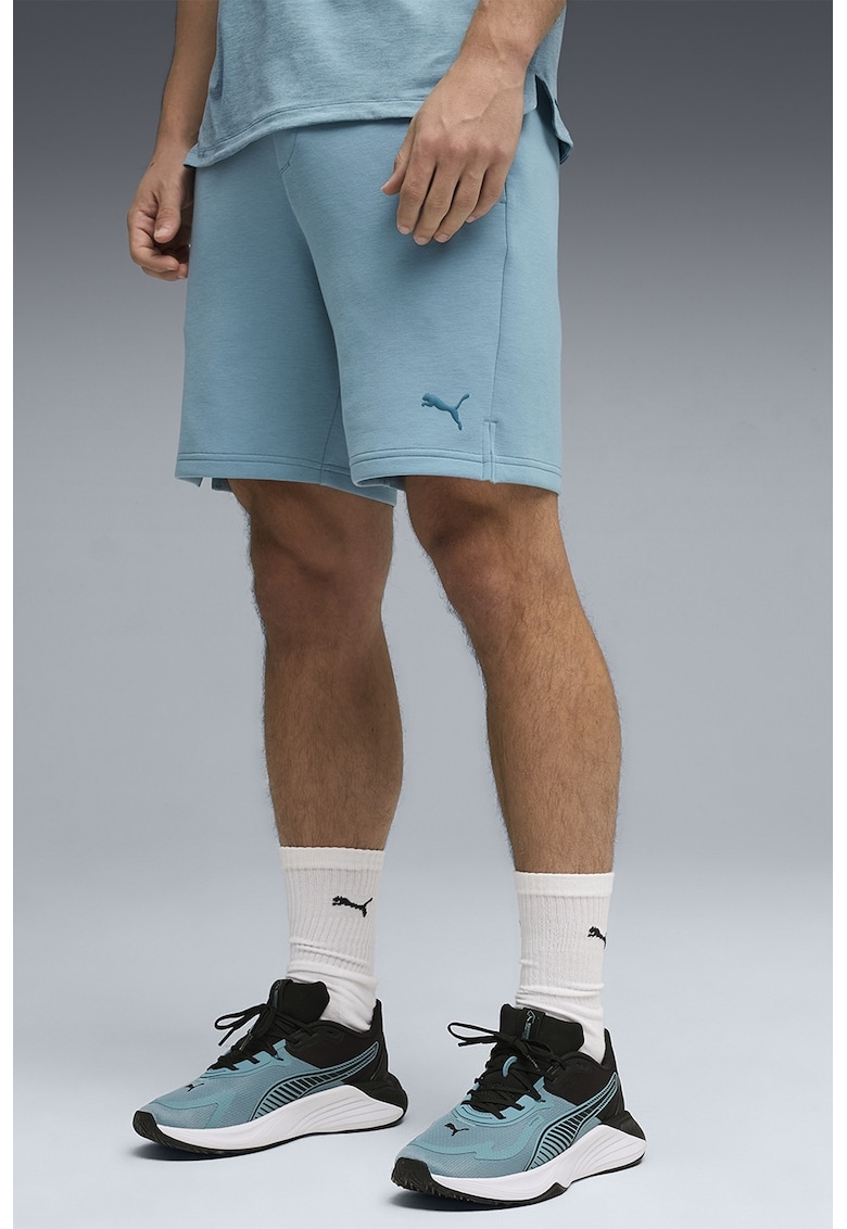 Pantaloni scurti cu snur pentru fitness Cloudspun 7 - Turcoaz inchis