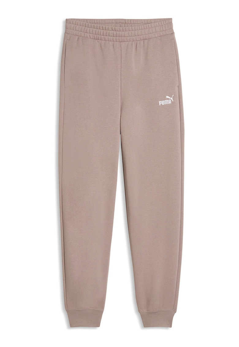 Pantaloni de trening cu detaliu logo Essential - Roz prafuit