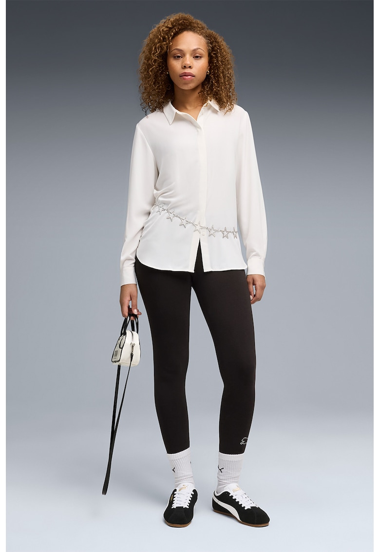 Colanti cu imprimeu logo BEDAZZLED - Negru