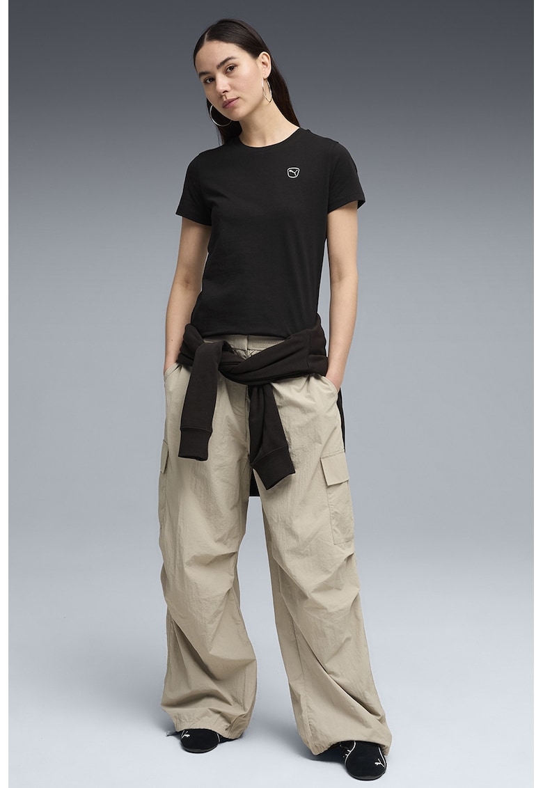 Tricou de bumbac Essentials Elevated - Negru
