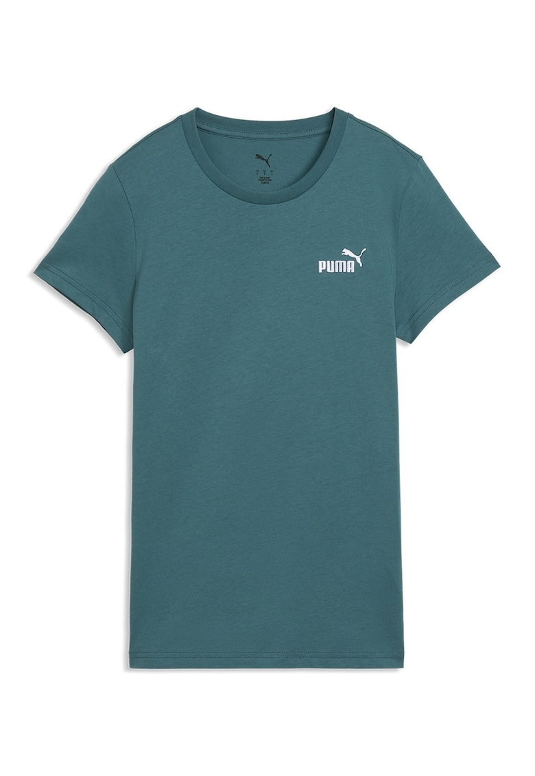 Tricou de bumbac ESS Small No. 1 - Verde smarald