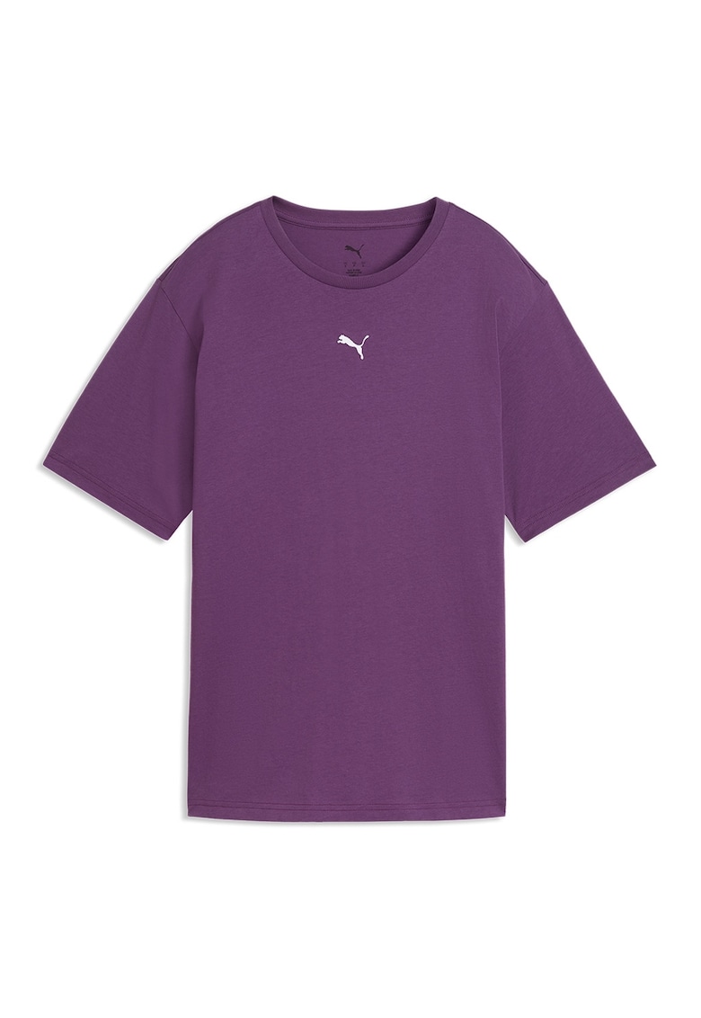 Tricou regular fit de bumbac - Roz fandango