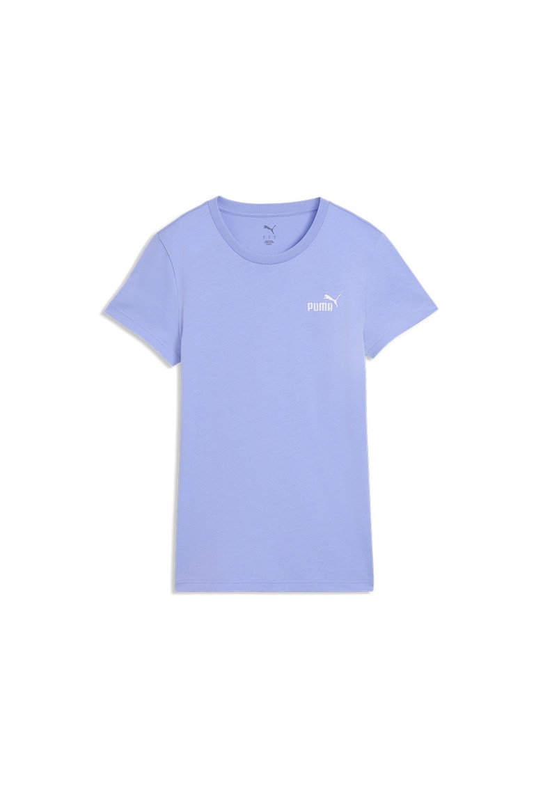 Tricou de bumbac ESS Small No. 1 - Albastru pastel/Albastru azur