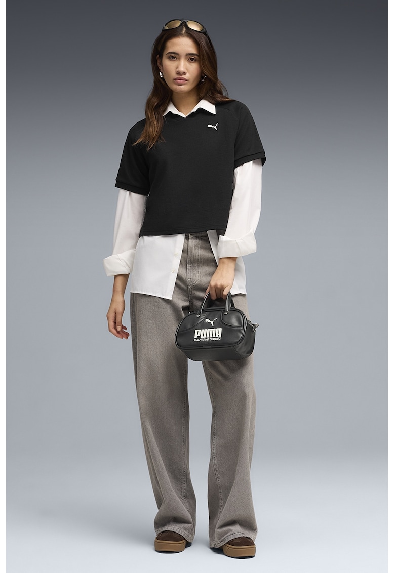 Tricou lejer Class - Alb/Negru