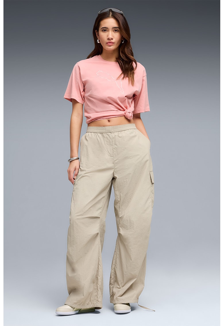 Tricou relaxed-fit BEDAZZLED Tee Rosy Outlook - Roz pastel