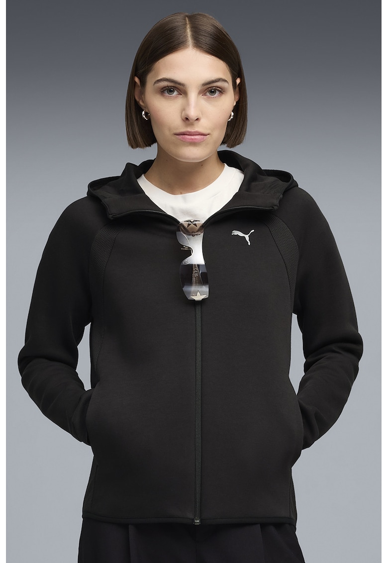 Hanorac cu maneci raglan Evostripe - Negru